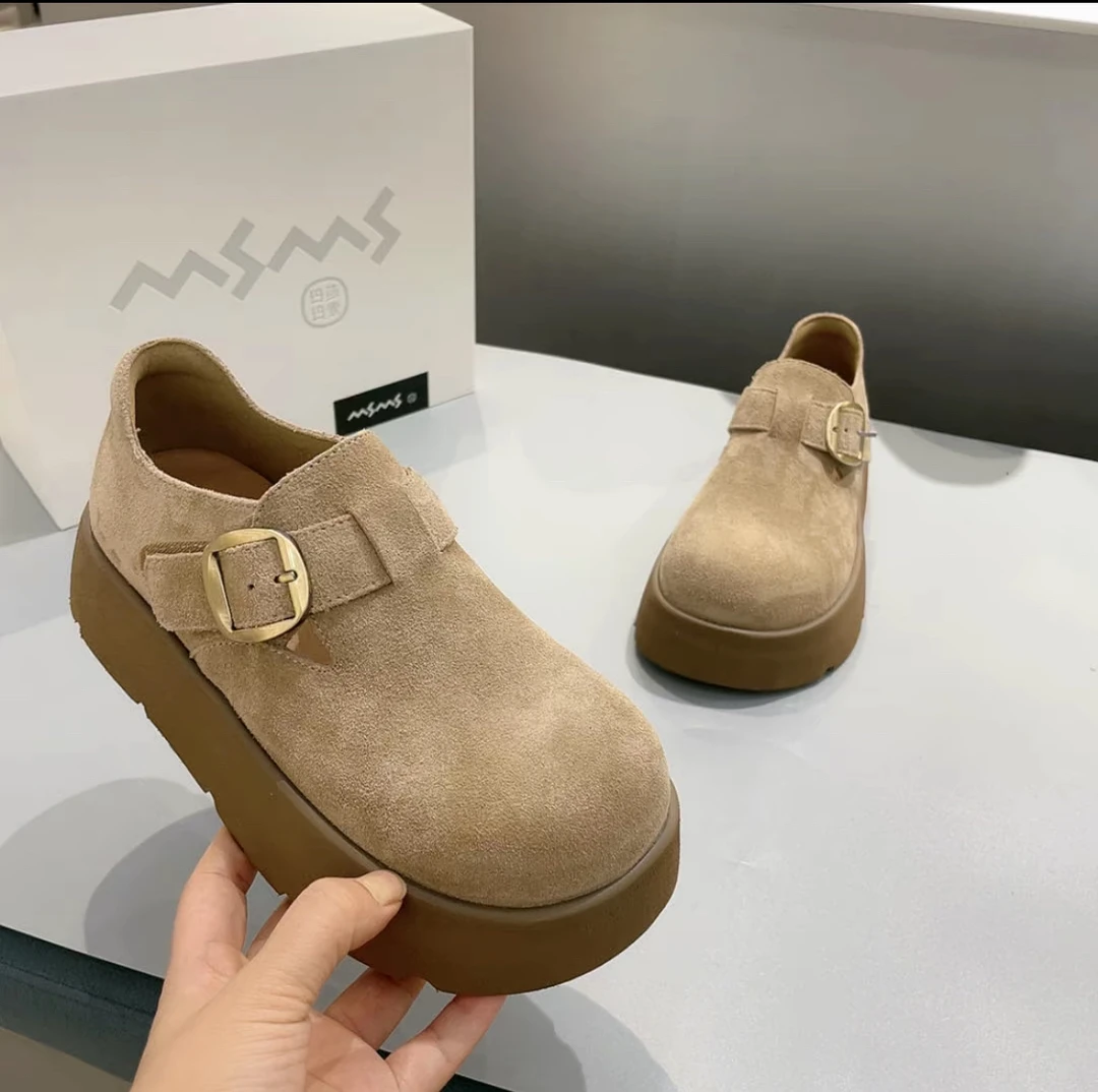 玛莎玛索 早秋勃肯鞋 216-9（4厘米跟高）