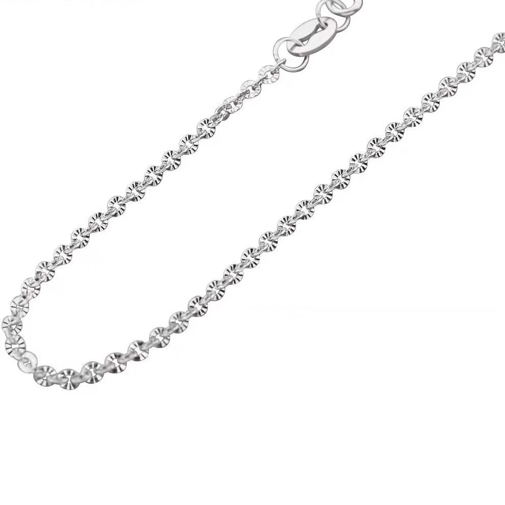 链子足银 足银材质  61 太阳花项链