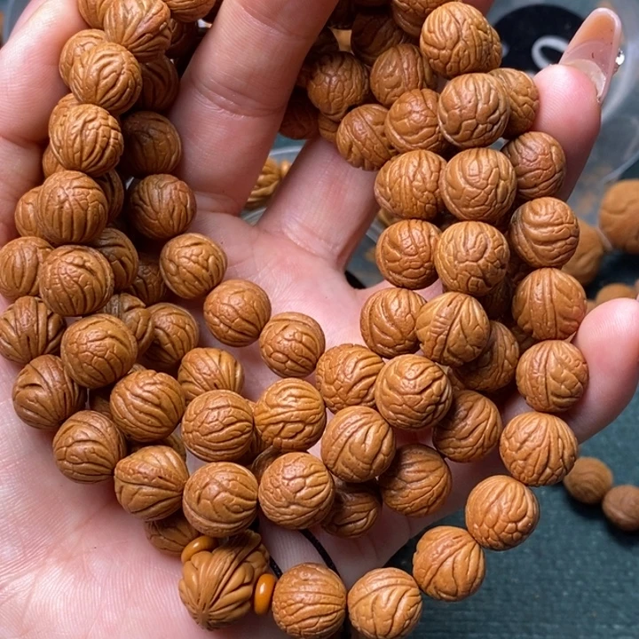 用***5吊坠桃核秦岭龙纹桃核1