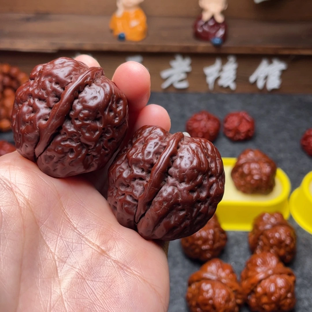 阿***娃文玩核桃吊坠文玩核桃 手把件 铁核桃 35