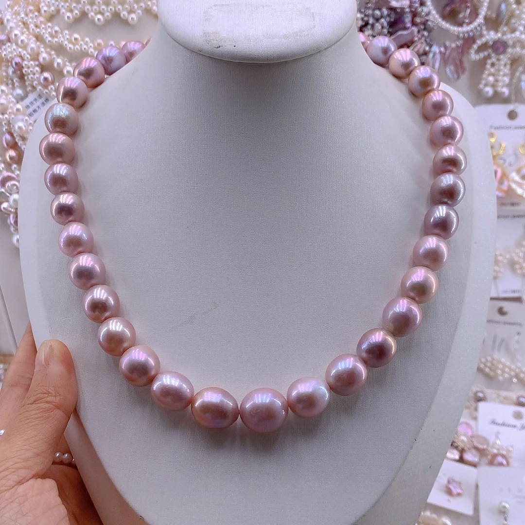 卿***卿未镶嵌淡水珍珠耳饰项链