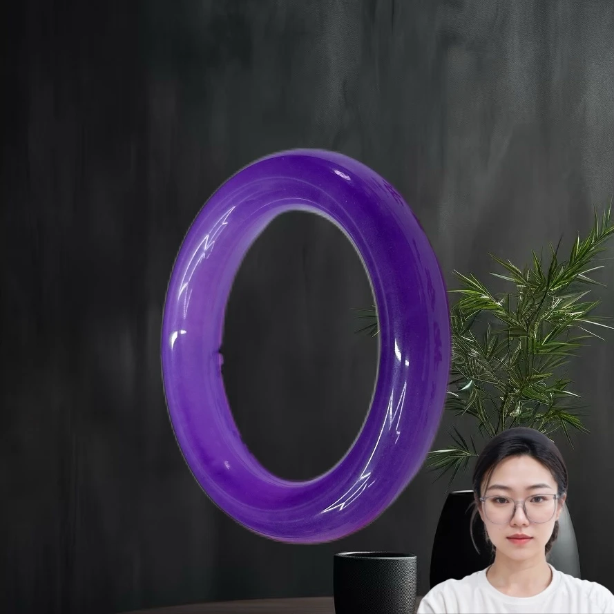 【梁总专属】时尚精美高端轻奢大气合成锆石紫手镯【CM132165】