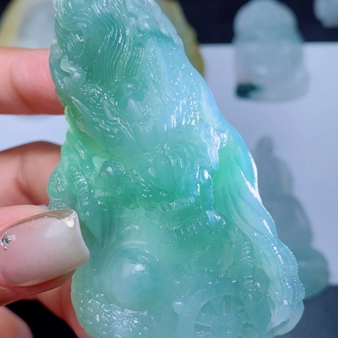 定制翡翠未镶嵌吊坠