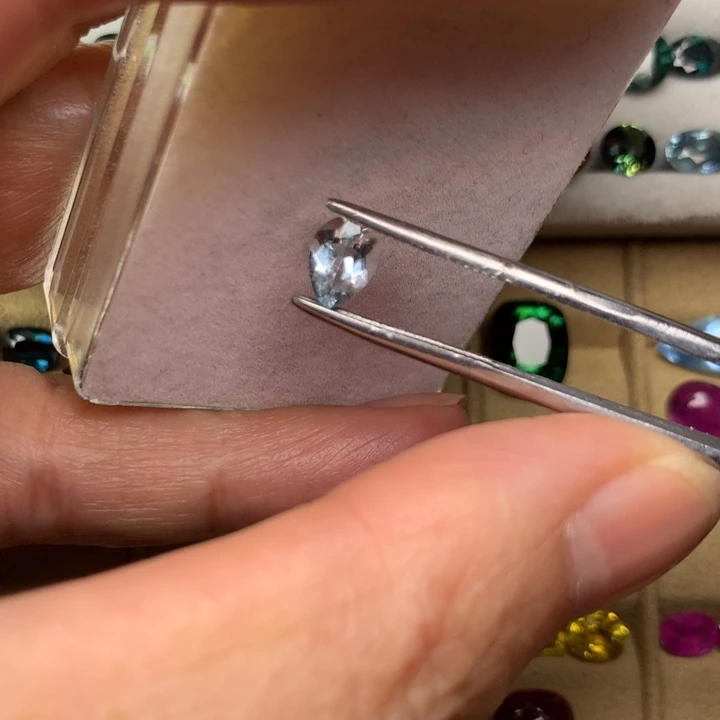 裸石海蓝宝石裸石规格