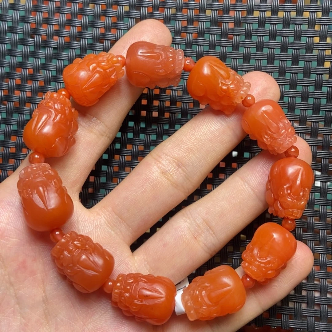 未镶嵌手串南红玛瑙