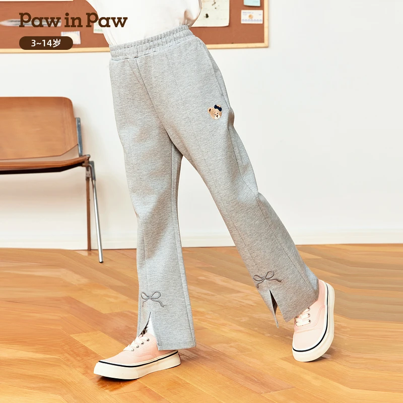 PawinPaw25年秋季新款女童休闲喇叭裤舒适百搭PCTMF4822E