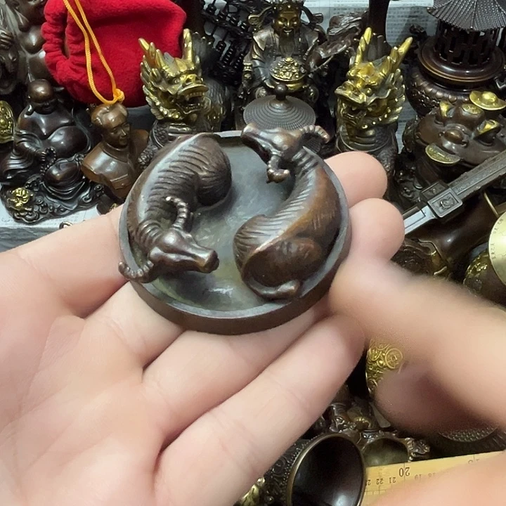 顺顺利利，铜器摆件