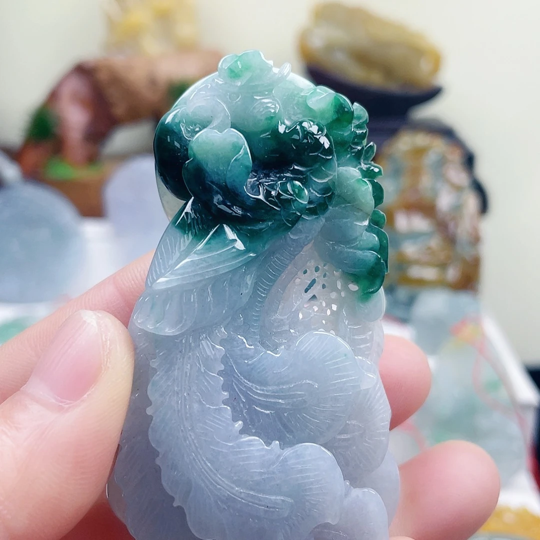 翡翠未镶嵌颈饰2222