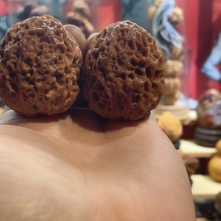 文玩核桃把件无*云铁15