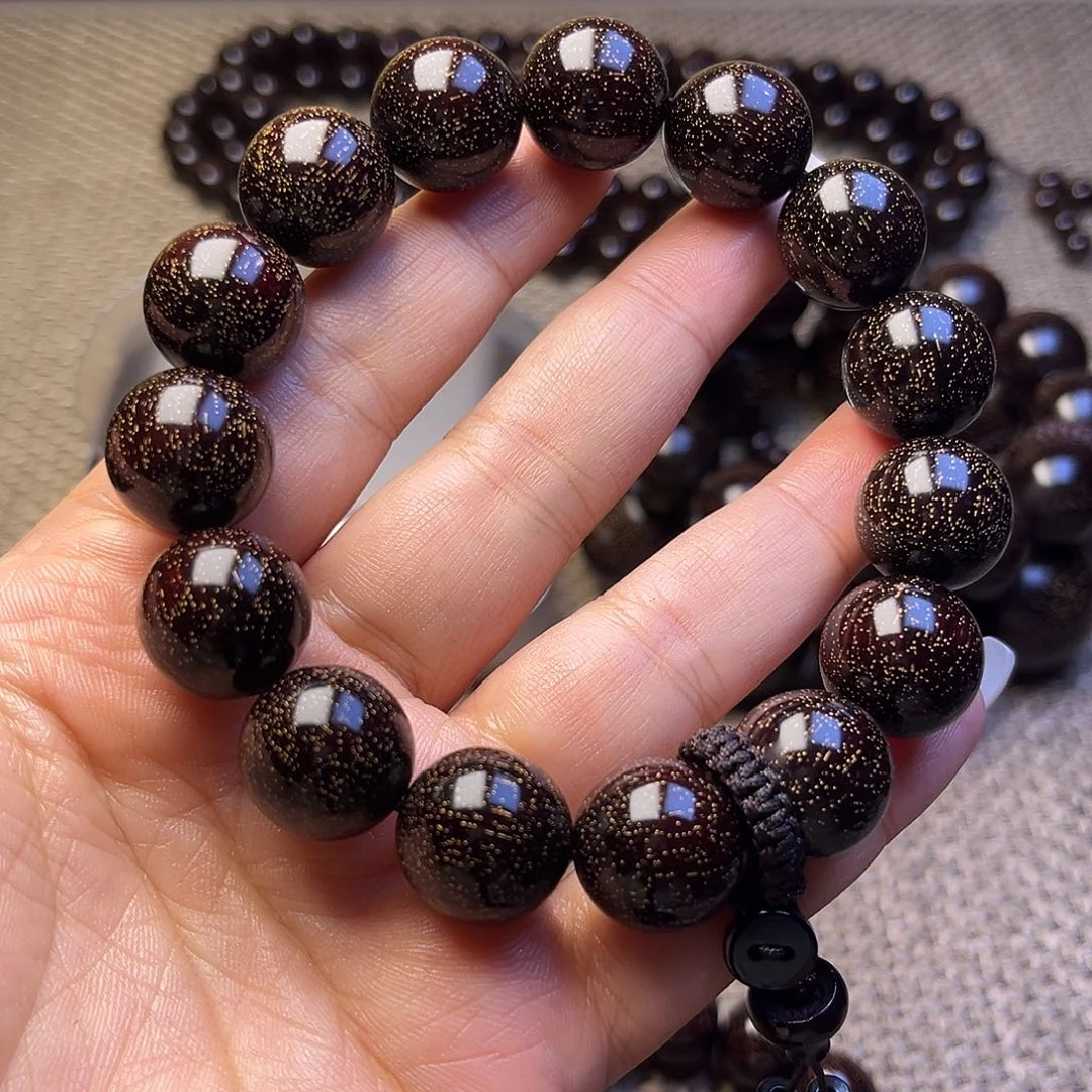 檀香紫檀（小叶紫檀）1.5 15颗爆星