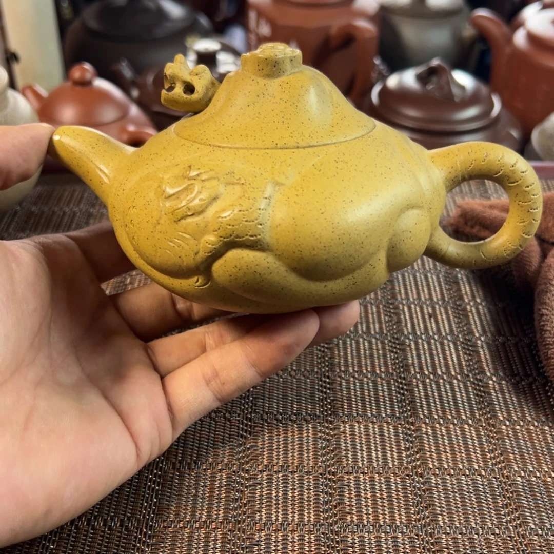 茶壶紫砂宜兴原矿紫砂壶260毫升容量