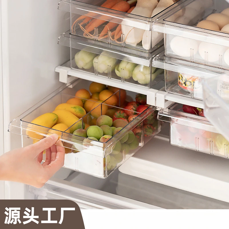 冰箱保鲜盒收纳盒家用厨房抽屉收纳冷冻鸡蛋盒食品蔬菜水果整理盒