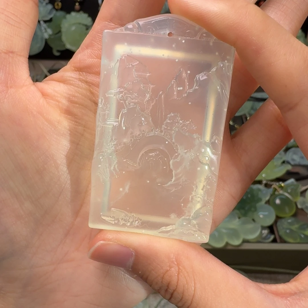 蛇纹石玉项链未镶嵌