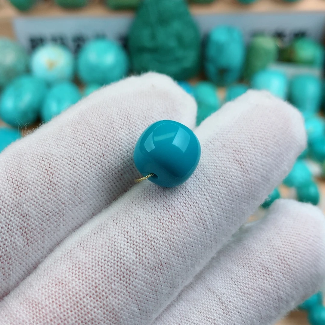 绿松石未镶嵌珠宝奇石11mm