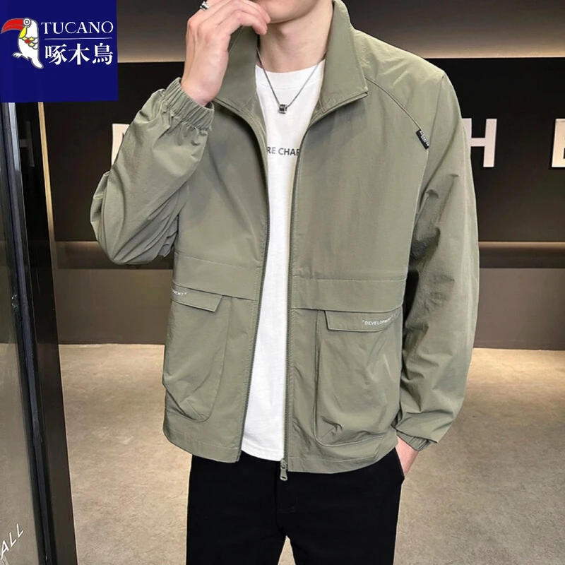 TUCANO/啄木鳥男立领防紫外线户外透气防晒服夏凉感轻薄防晒衣