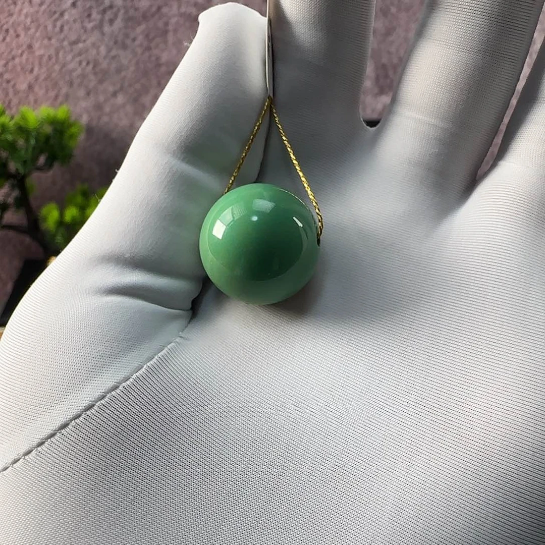 绿松石未镶嵌单珠19mm➕