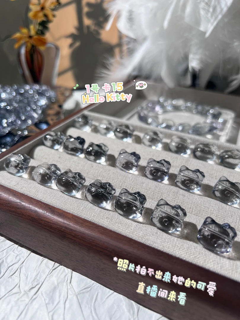 卡15-HelloKitty-琉璃串珠DIY配件爆裂珠子配饰手串手链手作饰品
