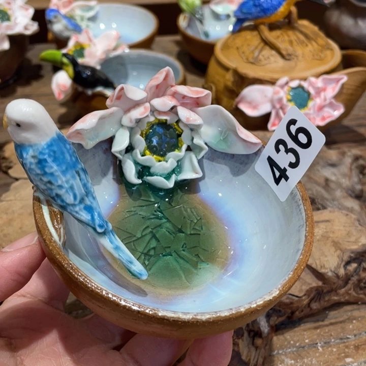 新品出窑手工制作陶瓷茶具