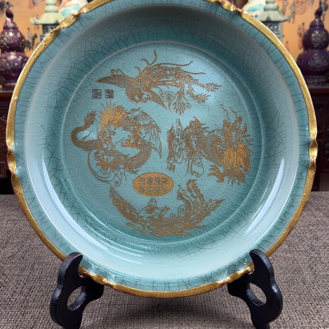 瓷片正能量陶瓷艺术品