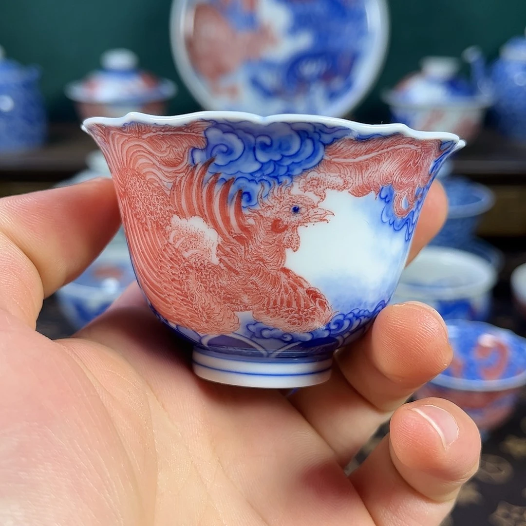 瓷片自成堂景德镇手工手绘