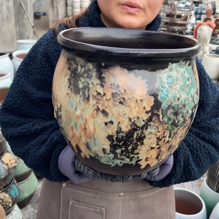 花盆紫砂口25高24正品正品