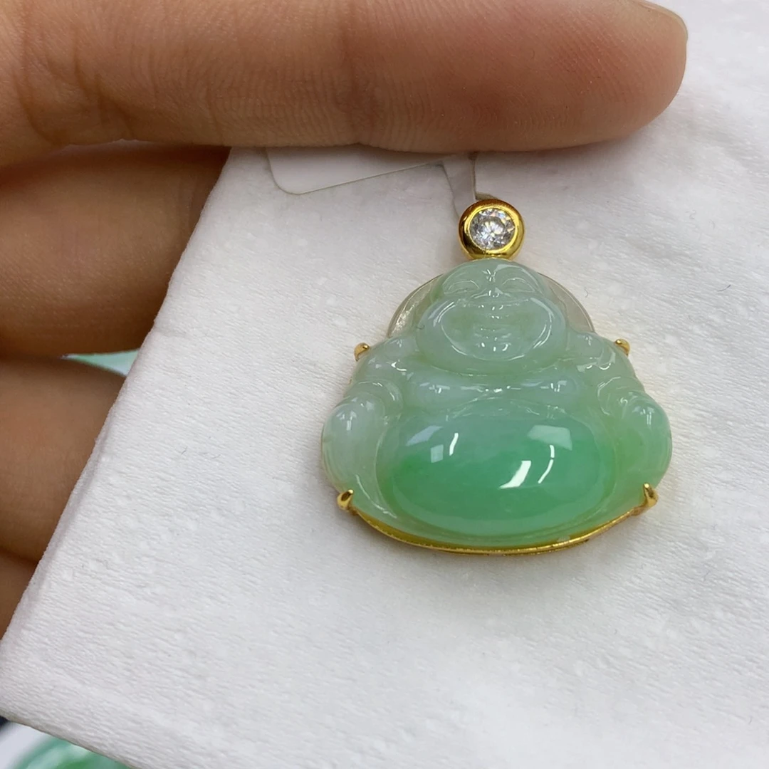 翡翠银S925镶嵌颈饰