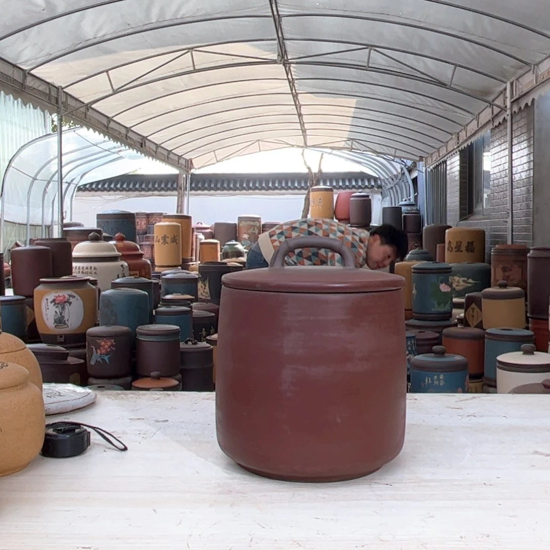紫砂茶叶罐8 饼茶叶罐