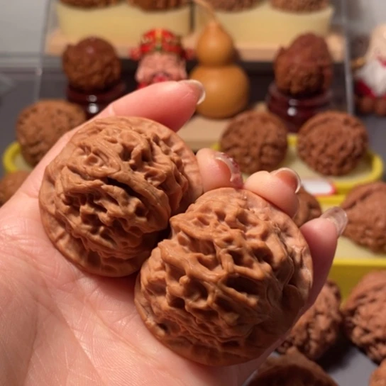 文玩核桃吊坠43天地二爷帽全品