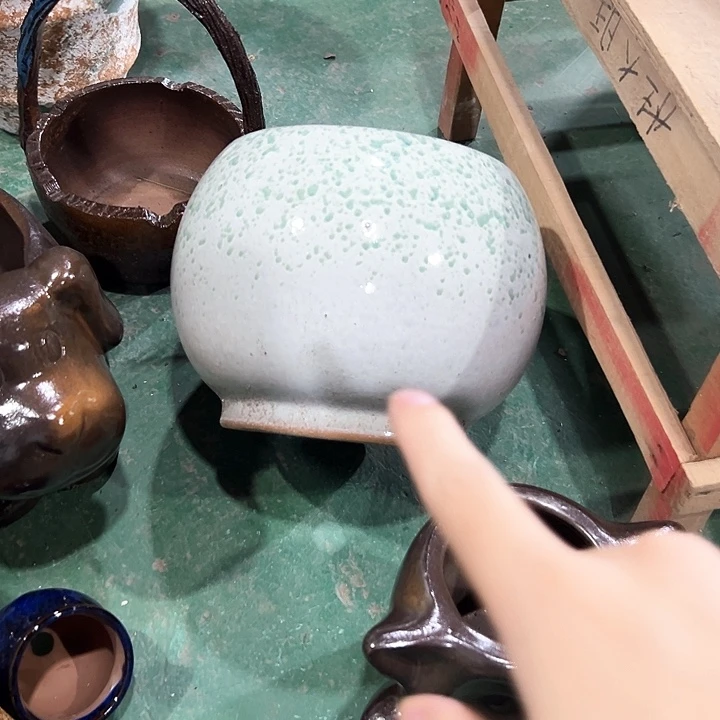 紫砂花盆花藤花盆花盆