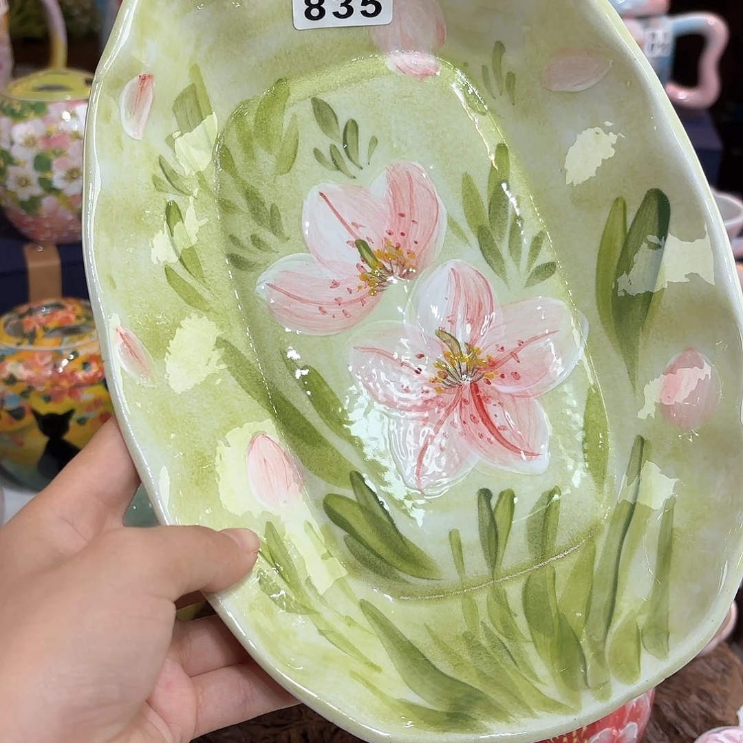 景德镇手绘高温釉下彩陶瓷茶具
