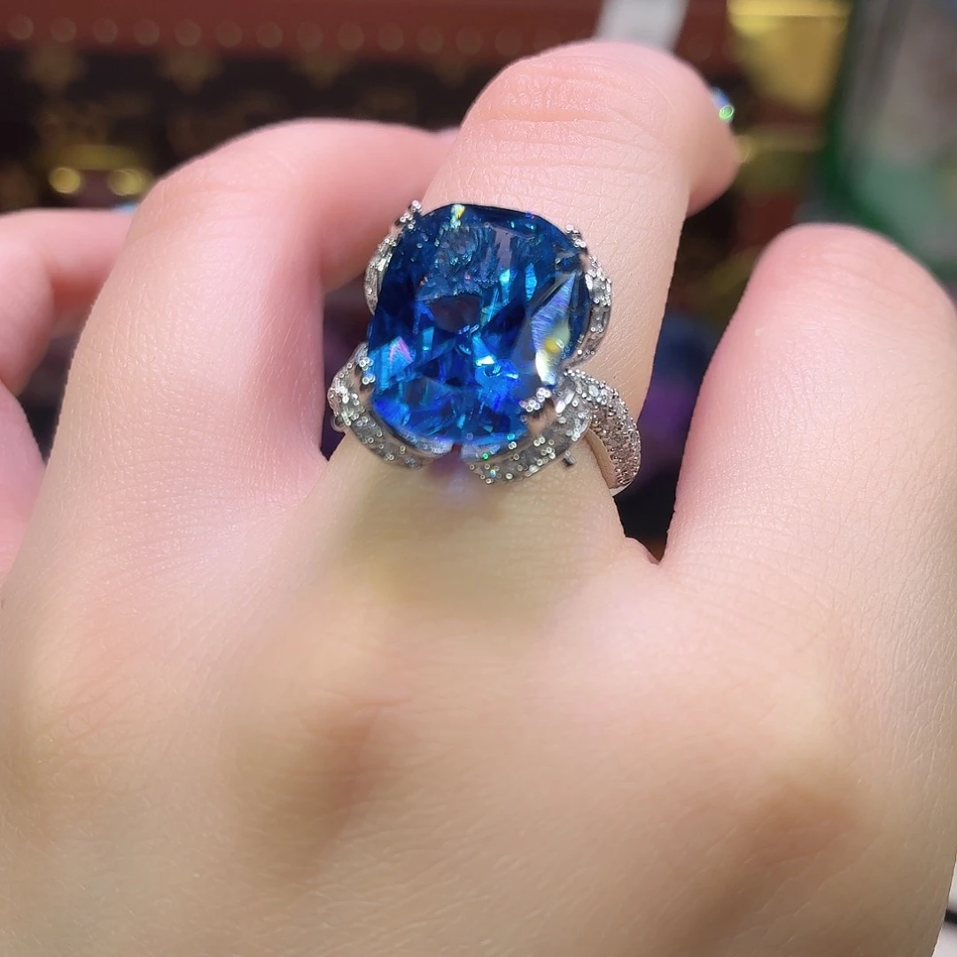 磁石矢车菊50克拉蓝