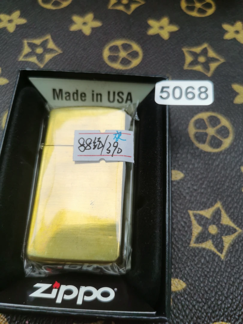Zippo打火机回血88纪念底纤巧光板-5068