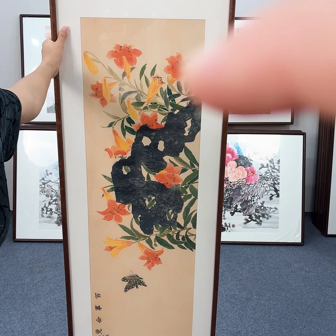 国画手绘作品160×45尺寸