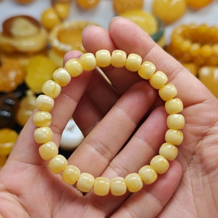 未镶嵌蜜蜡手串手串8米