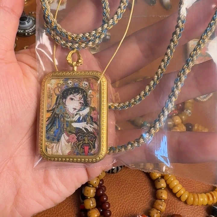 风车木（黑檀木）山*唐卡