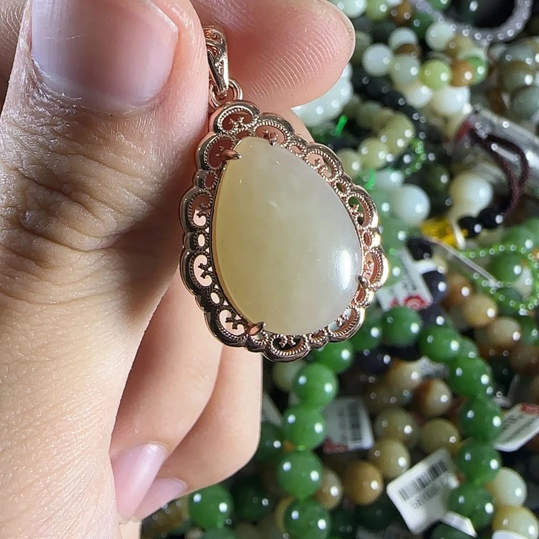 和田玉手链未镶嵌2