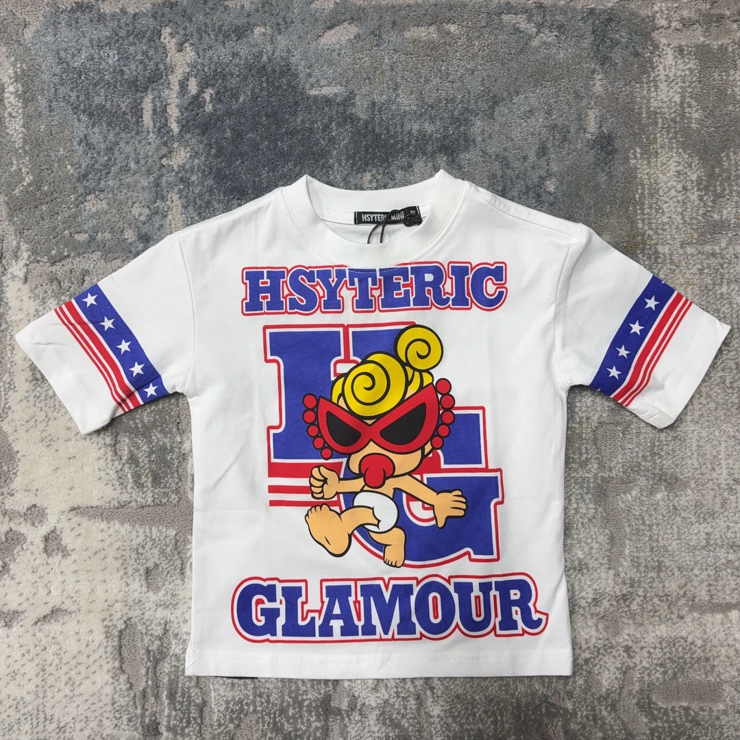 4011【奔跑吧】时尚休闲百搭儿童短袖