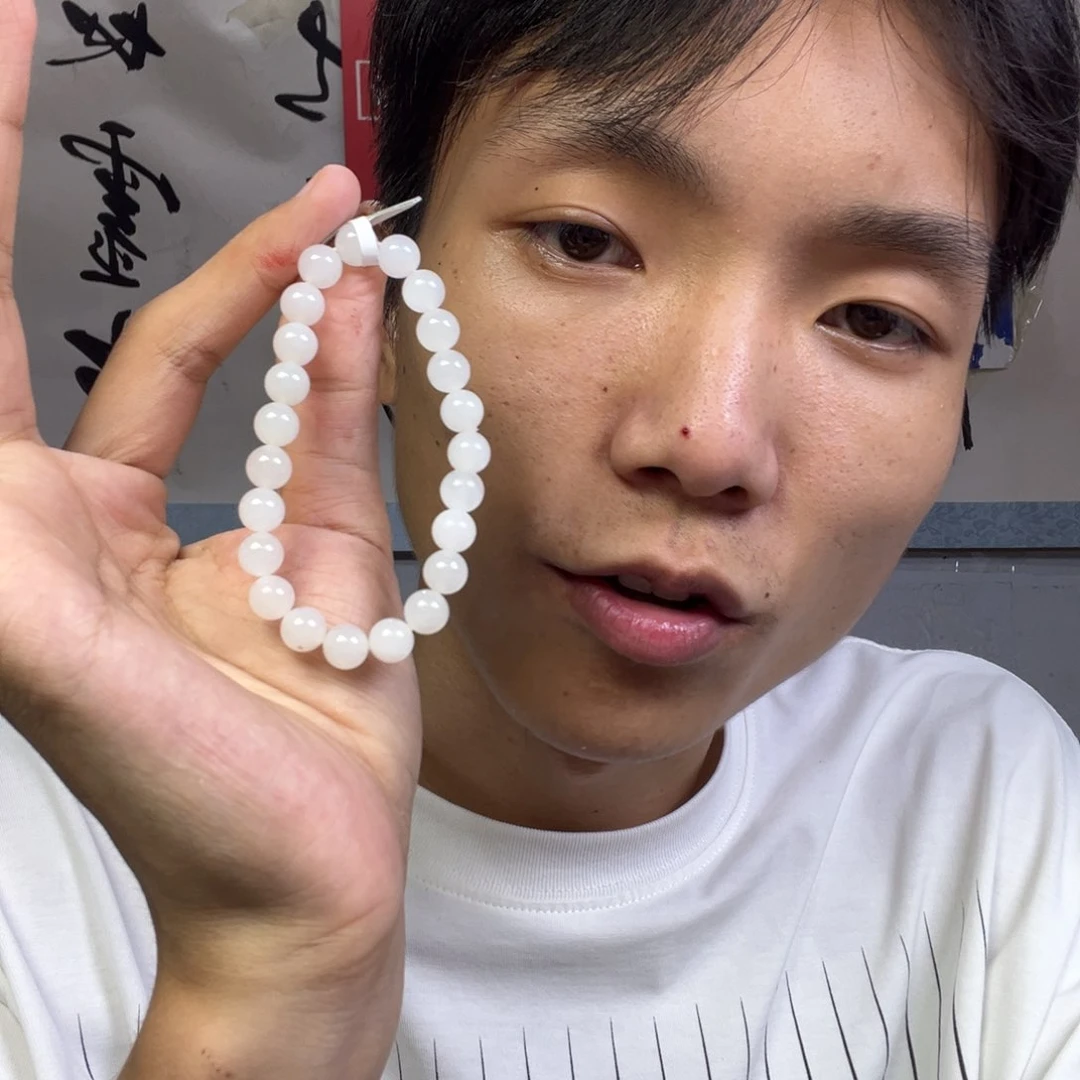 颈饰未镶嵌和田玉多样性高端羊脂玉卡8货头