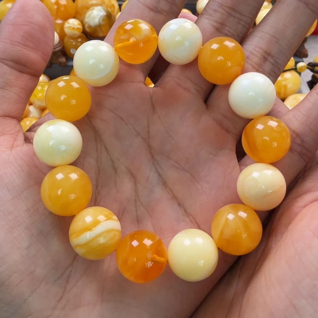 琥珀未镶嵌珠宝奇石15mm