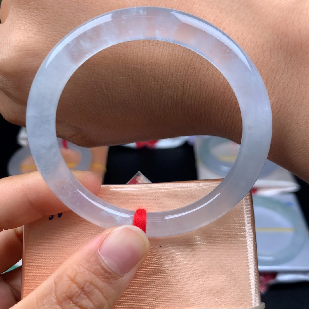 未镶嵌手镯翡翠冰透炸光