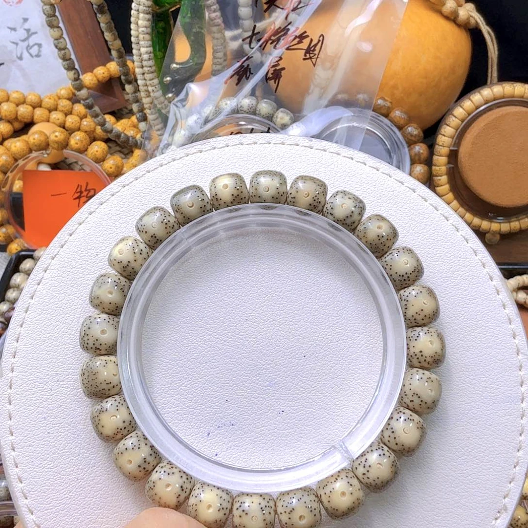 星月菩提手串10/9绿包白星点货