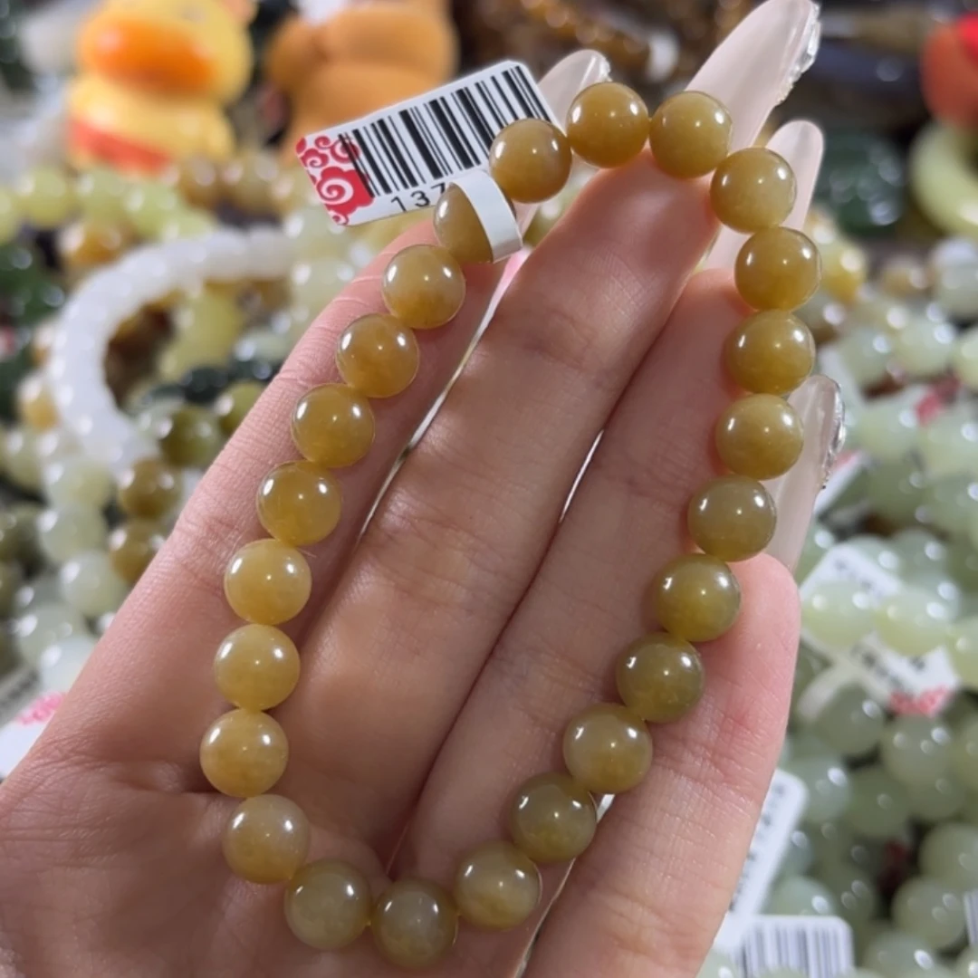 和田玉未镶嵌手链523