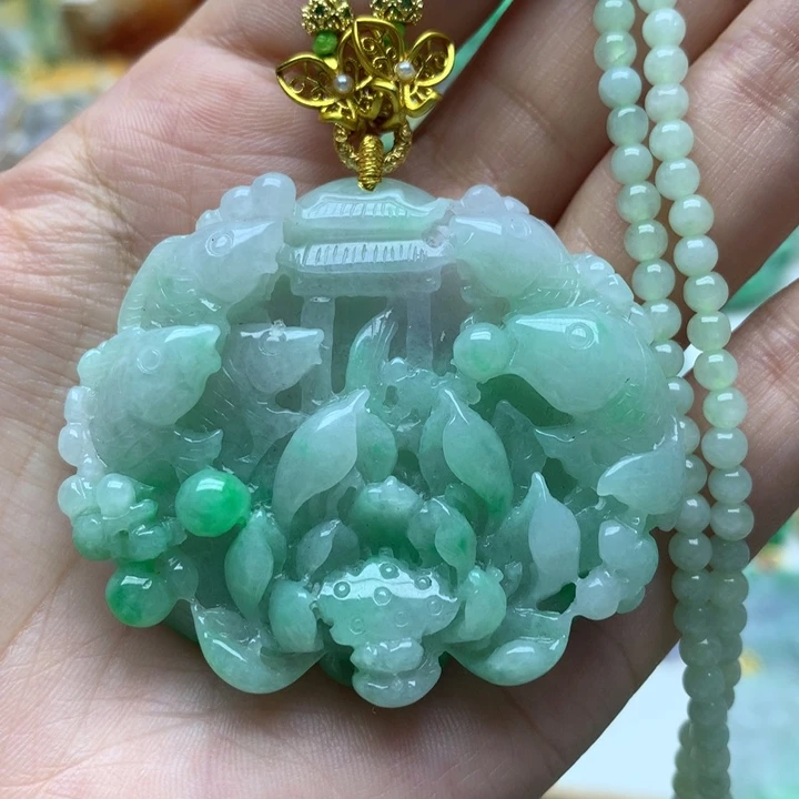 颈饰未镶嵌翡翠翡翠