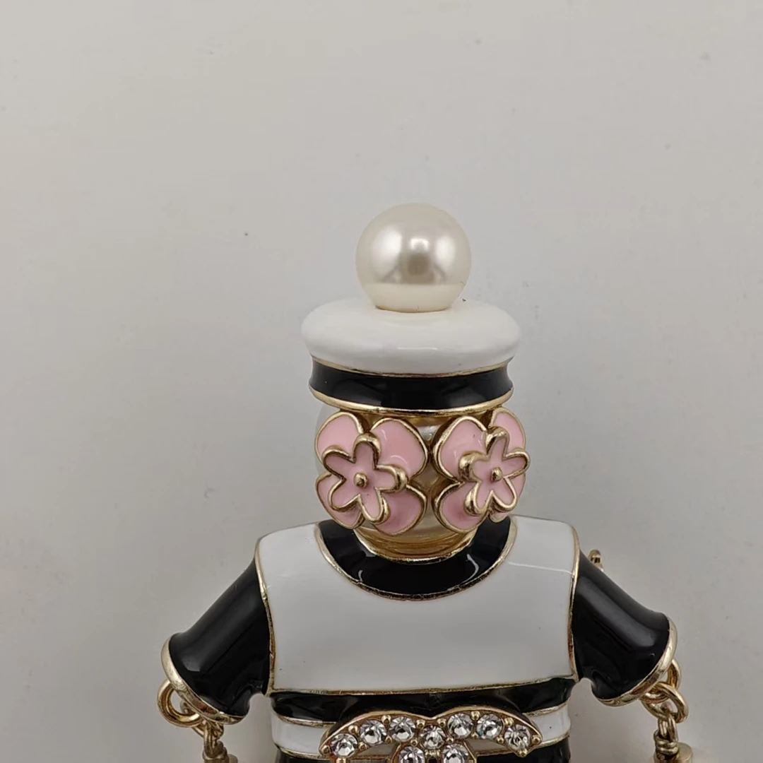 铜合金胸针  VTGViVi饰品/中古饰品/时尚复古百搭/E374/中古胸针