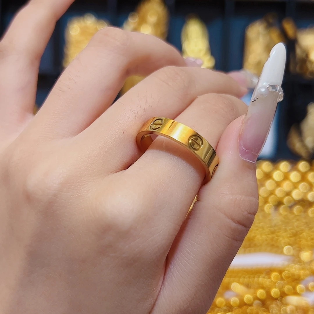 无合金无合金卡家戒指140斤