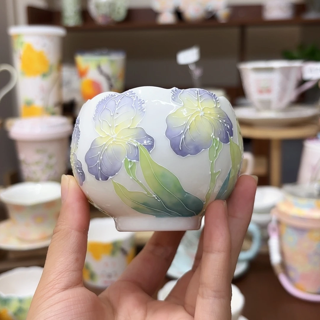 手绘创意高温釉下彩陶瓷