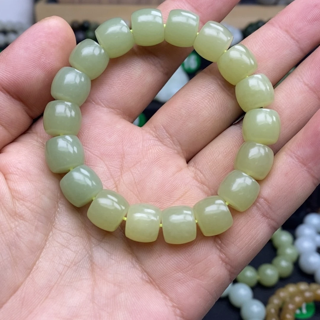 和田玉手链未镶嵌12