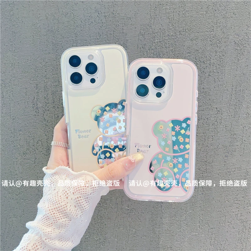 炫彩镜面适用苹果16/iPhone/华为荣耀/OPPO/小米手机壳pura70爆款