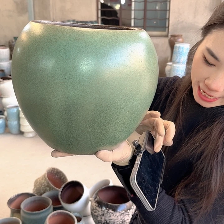 正品口19高23花盆……