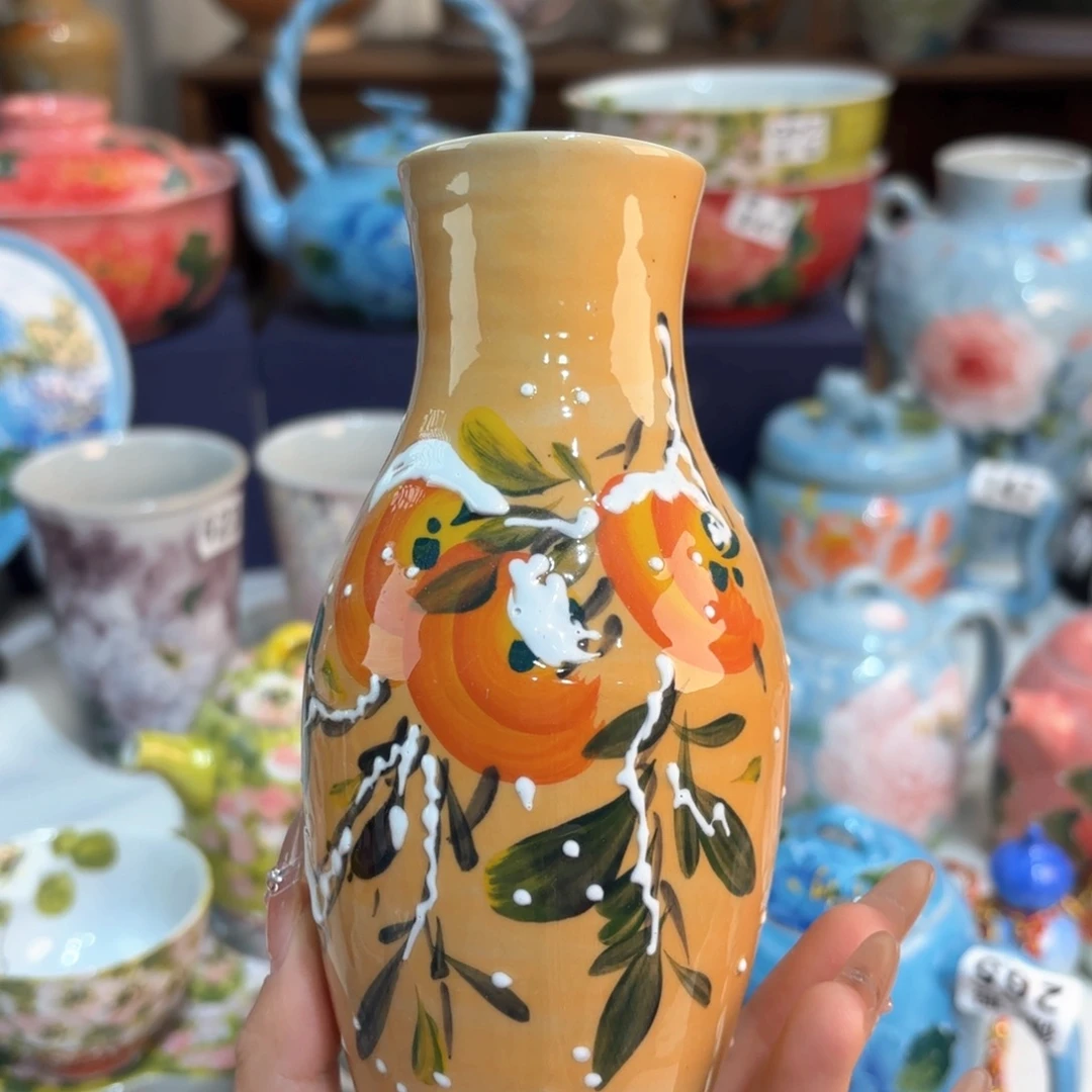 景德镇手绘高温釉下彩陶瓷茶具